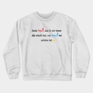 Alles Gute zum Vatertag Crewneck Sweatshirt